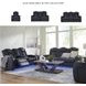 Fyne Dyme Sapphire Power Recliner with Adjustable Headrest