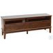 Autumn Echo Dark Brown 64" TV Stand with 2 Storage Drawers