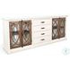 Golden Hearth White 90" Media Console