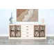Golden Hearth White 90" Media Console