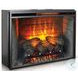 Whimora Black 33" Fireplace Insert with Door Sensor