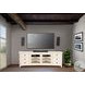 Rustic Refined White 72" Media Console