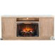Emberline Light Gray 78" Media Console with Electric Fireplace