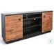Whimora Black 2 Door 78" Media Cabinet