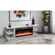 K3680LG-C Light Gray 72" TV Stand with Electric Fireplace and LED