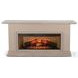 Sagewyn Wheat Pavestone 72" Media Console with Log Fireplace Insert