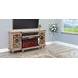 Emberwood Elegance Natural 72" Media Console with Electric Fireplace