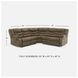 Partymate Brindle 2 Piece Reclining LAF Sectional