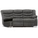 Partymate Slate 2 Piece Modular Reclining Sectional