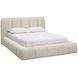 Olena Santa Cruz Oatmeal Queen Upholstered Platform Bed