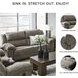 Laresview Fossil 92" Reclining Sofa