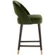 Nyssa Moss Green Upholstered Counter Height Stool