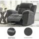 Frohn Graphite Rocker Recliner