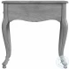 Croydon Distressed Powder Gray Side Table