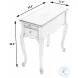 Croydon Distressed Powder Gray Side Table