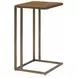 Soho Khaki Travertine Accent Table