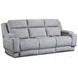 Belmont Charcoal 91" Zero Gravity Triple Power Reclining Sofa with Drop Down Table and USB Charging