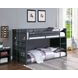 Cargo Gunmetal Twin Over Twin Bunk Bed