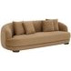 Serafina Kona Camel 94" Sofa with Pillows