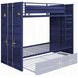 Cargo Blue Twin Over Twin Bunk Bed