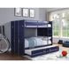 Cargo Blue Full Over Full Bunk Bed