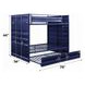 Cargo Blue Full Over Full Bunk Bed