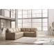 Bandon Toffee Leather 3 Piece LAF Sectional