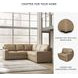 Bandon Toffee Leather 2 Piece RAF Sectional