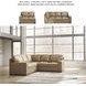 Bandon Toffee Leather 2 Piece LAF Sectional