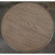 Jameson Pale Taupe and Antique Oak Round End Table