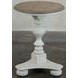 Jameson Pale Taupe and Antique Oak Round End Table