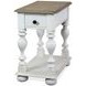 Jameson Pale Taupe and Antique Oak Round Occasional Table Set