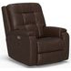 Arlo Brown Leather Rocker Power Recliner with Power Lumbar and USB Charging