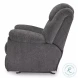 Foreside Charcoal Performance Fabric Rocker Recliner