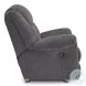 Foreside Charcoal Performance Fabric Rocker Recliner