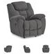 Foreside Charcoal Performance Fabric Rocker Recliner