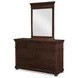 Canterbury 2.0 Warm Cherry Rectangular Dresser Mirror