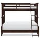 Canterbury 2.0 Warm Cherry Twin Over Full Bunk Bed