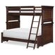 Canterbury 2.0 Warm Cherry Twin Over Full Bunk Bed