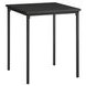 3827 Black Square Accent Table