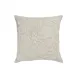 Tabitha Cream Square Embroidered Pillow