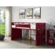 Cargo Red Twin Loft Bed with Slide