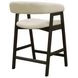 Cove Vintage Black Upholstered Counter Height Chair Set of 2