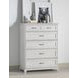 Ashton Bleached Linen 5 Drawer Chest