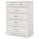 Ashton Bleached Linen Youth Panel Bedroom Set with LED