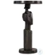 Vevo Black Nickel Chairside Table