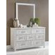 Preston Bleached Linen 7 Drawer Dresser