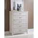 Preston Bleached Linen 5 Drawer Chest
