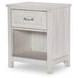 Preston Bleached Linen Youth Panel Bedroom Set with LED