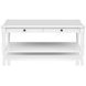 Wilmington White Wood Top Occasional Table Set